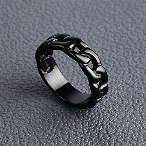 anillos de eslabones para hombre.